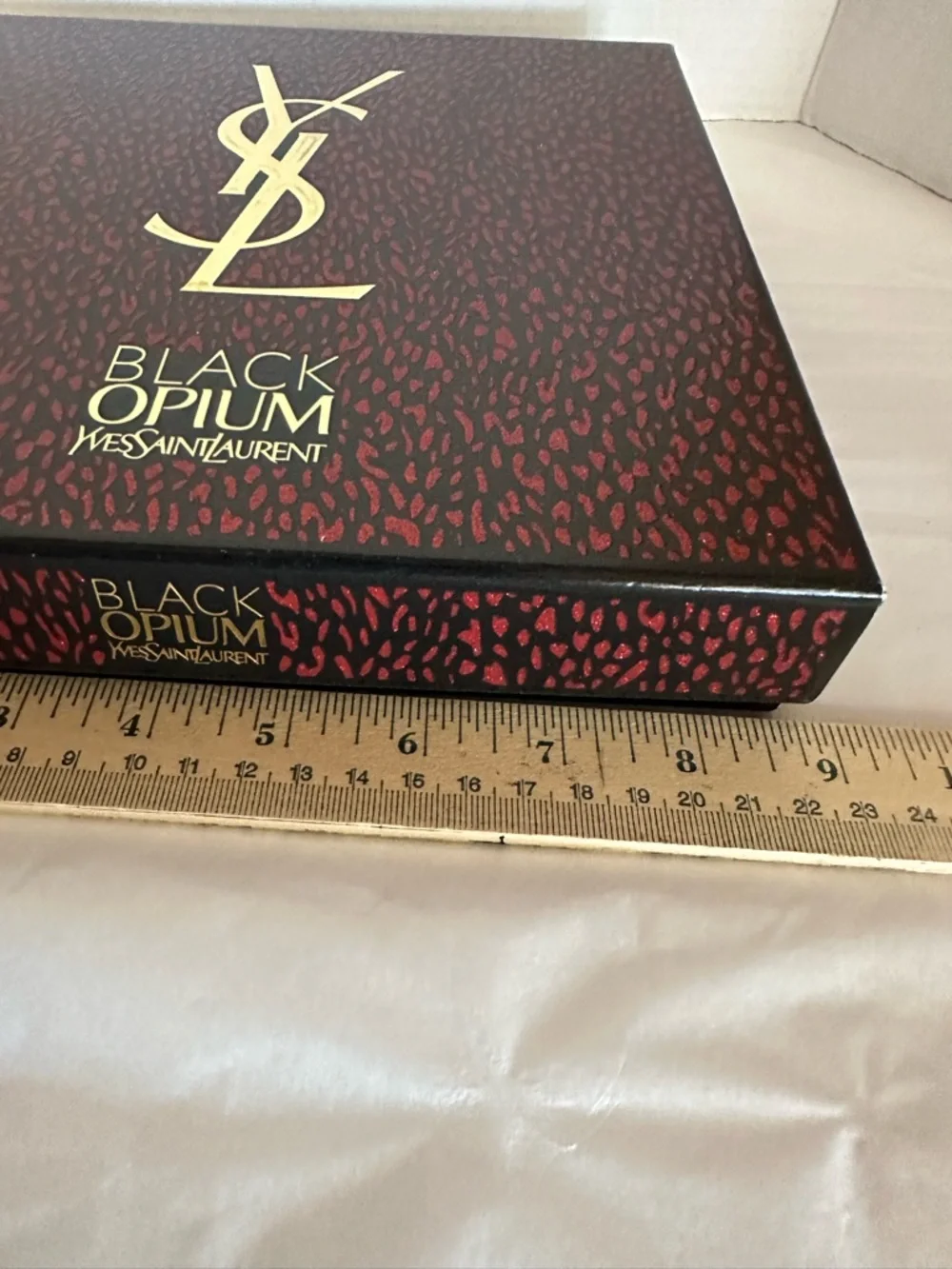Yves Saint Laurent Empty Black Opium Box